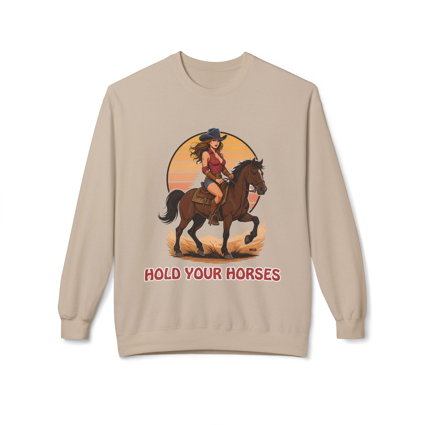 Hold Your Horses Sweatshirt | Sand