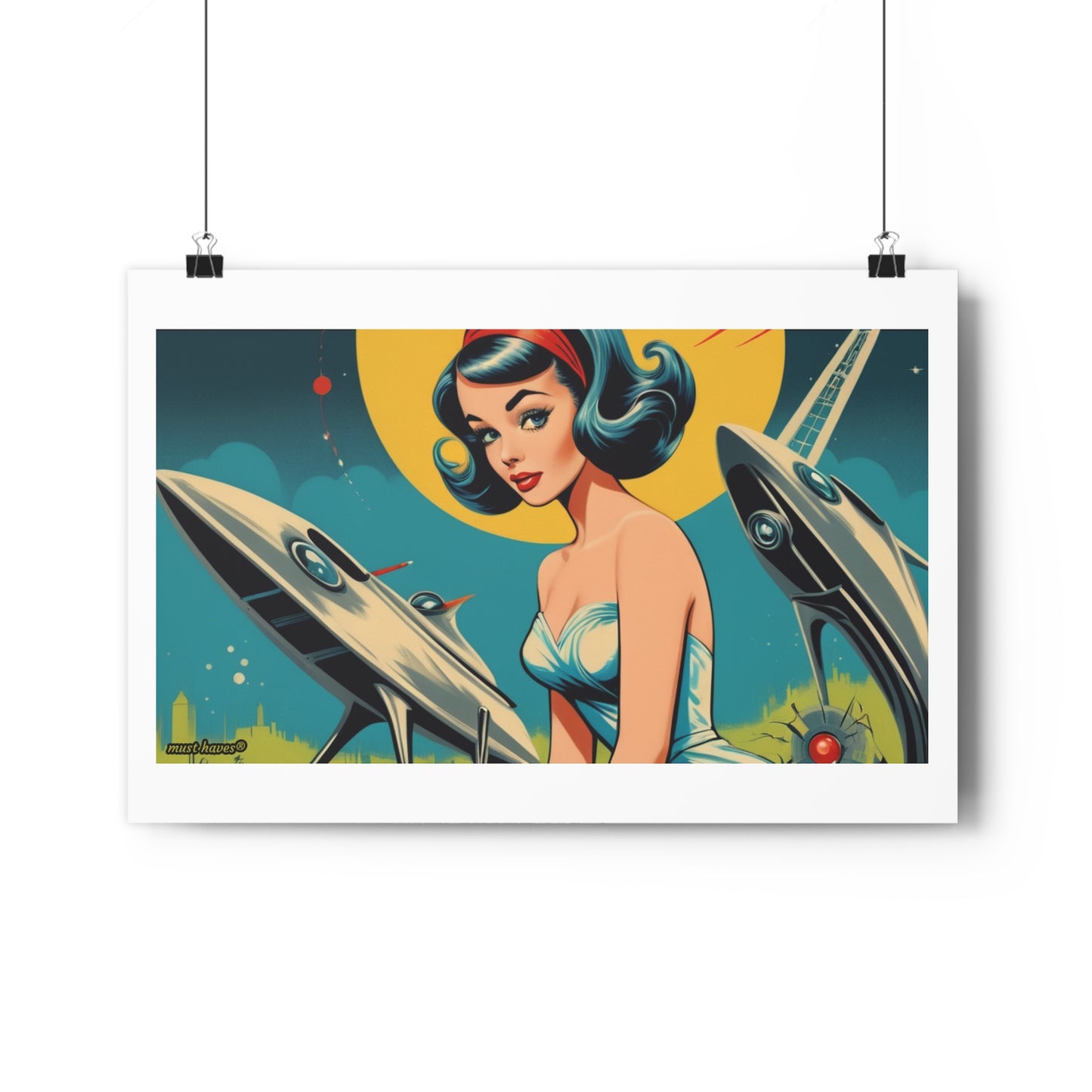 Retro Sci-Fi Art Print #1
