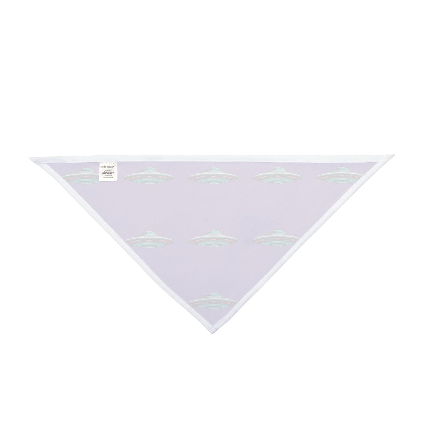 Retro UFO Pet Bandana | Back