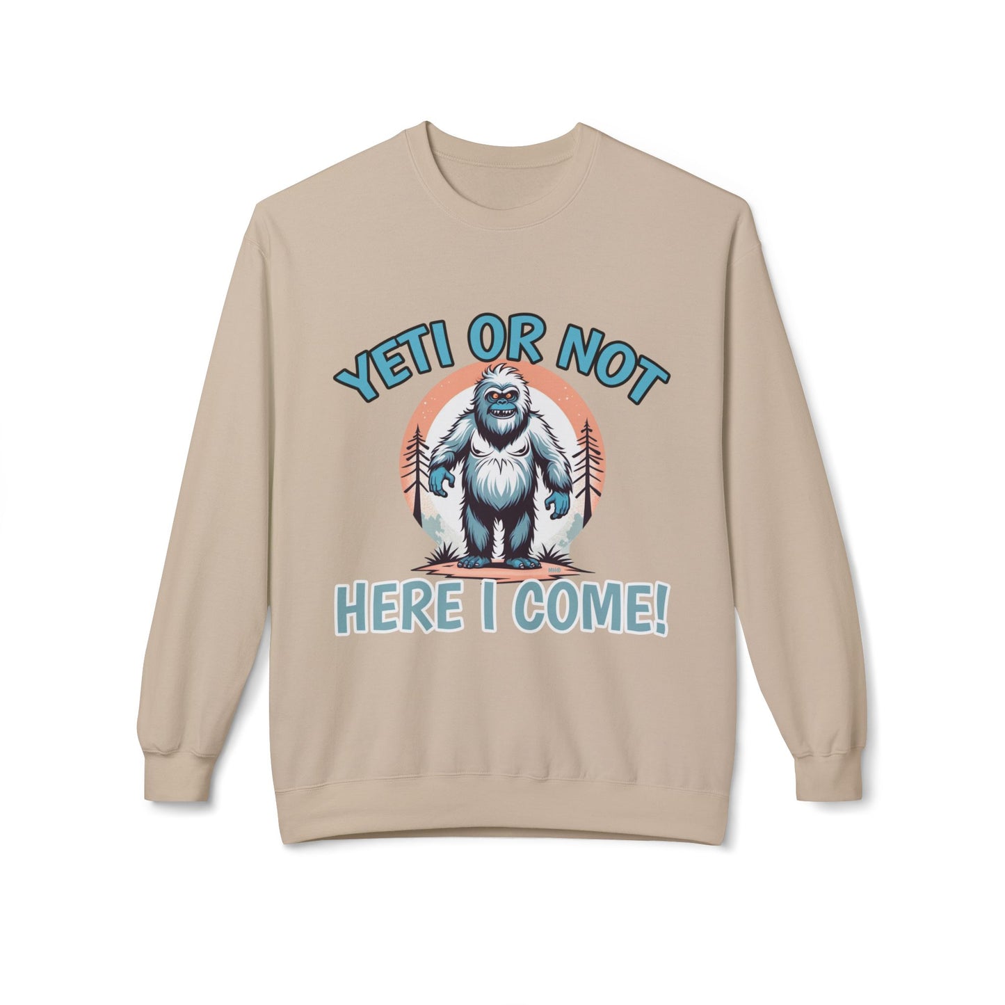 Yeti Or Not - Graphic Sweatshirt | Sand
