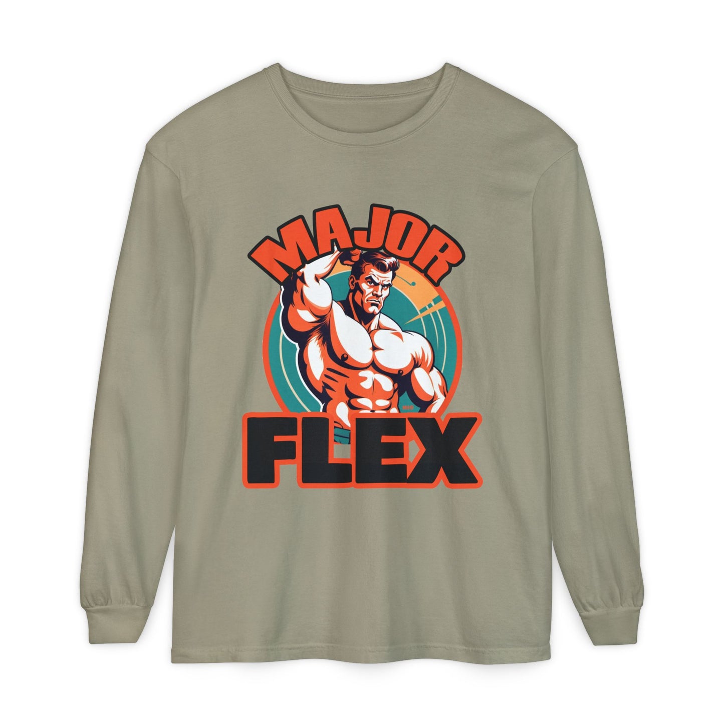Major Flex - Unisex Long Sleeve T-Shirt | Sandstone