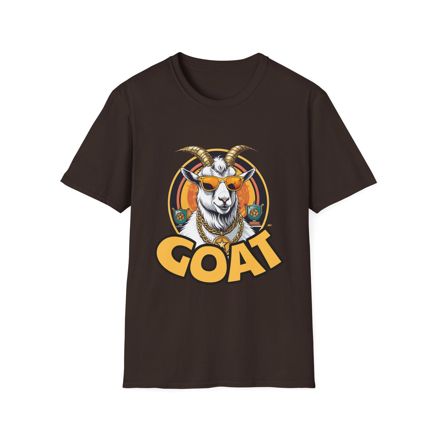 GOAT Unisex Softstyle T-Shirt | Dark Chocolate