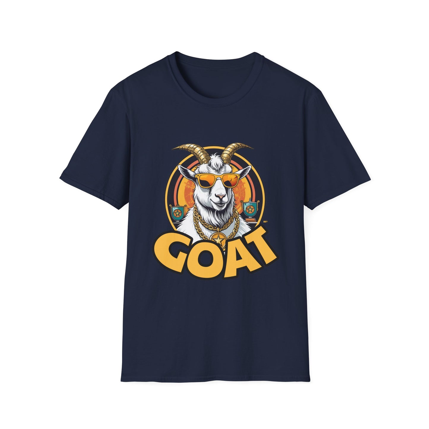 GOAT Unisex Softstyle T-Shirt | Navy