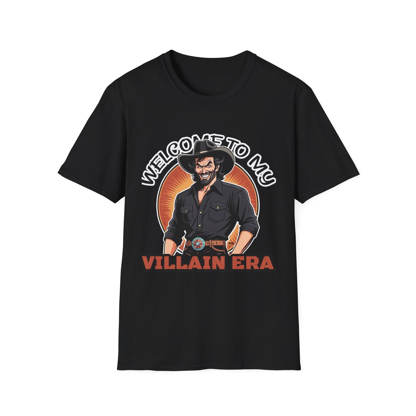 Welcome to My Villain Era - Unisex Softstyle T-Shirt | Black