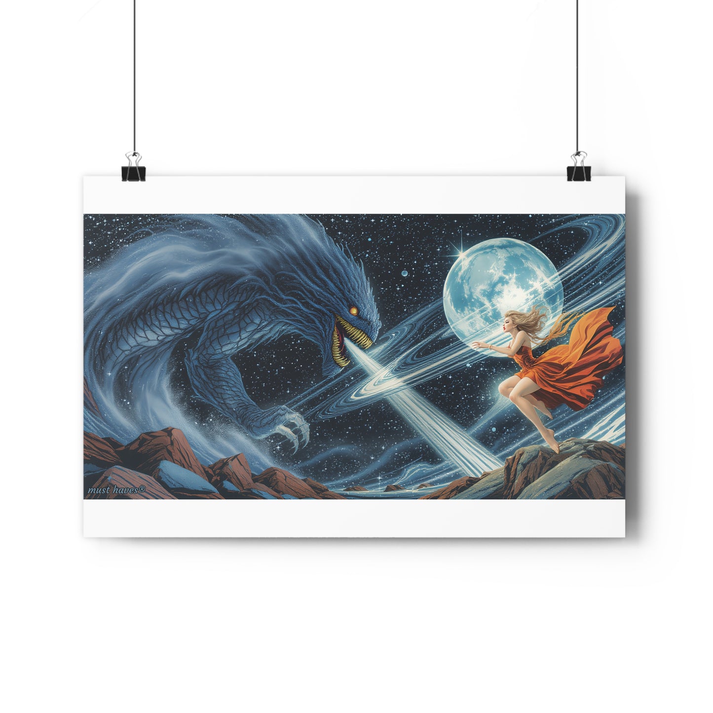 Retro Sci-Fi Art Print #3