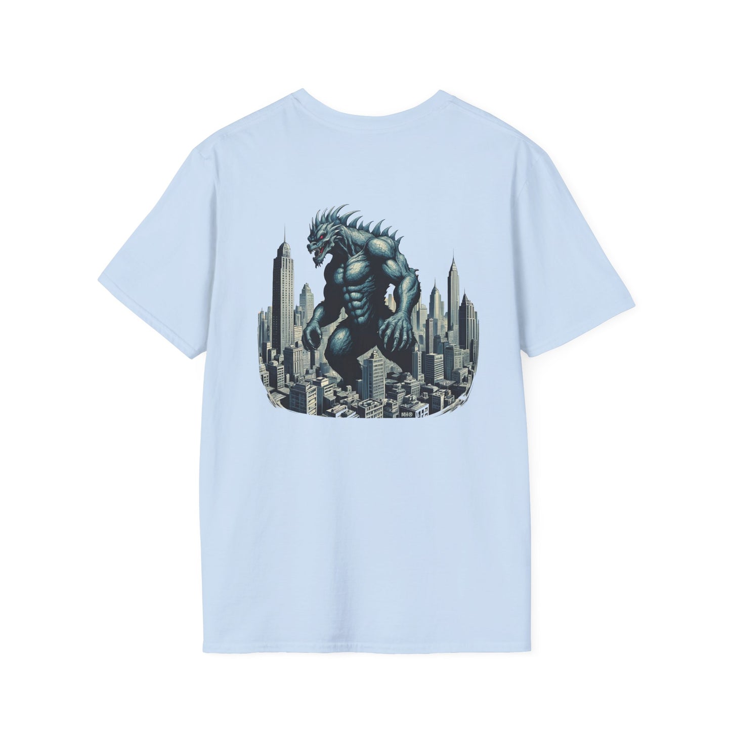Must Haves - Signature Classic Monster - Softstyle T-Shirt | Back Light Blue