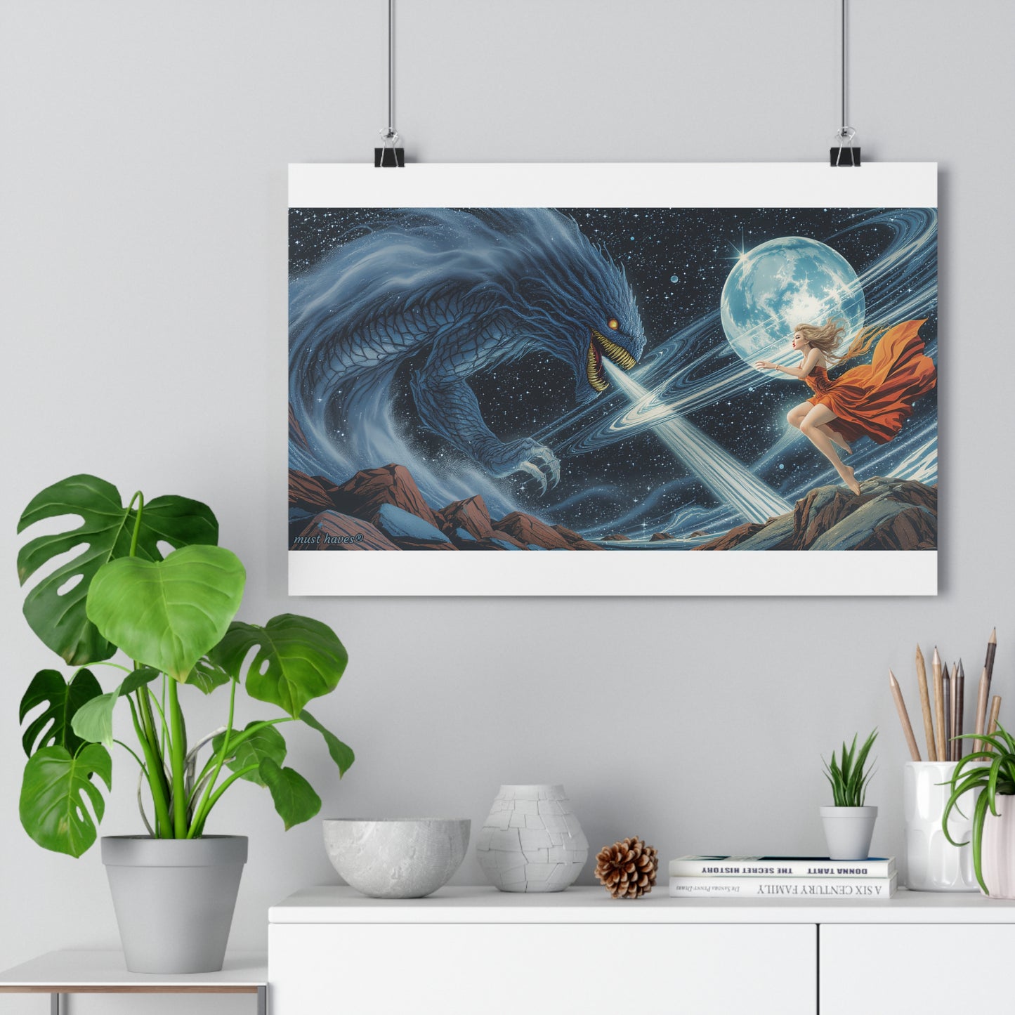 Retro Sci-Fi Art Print #3