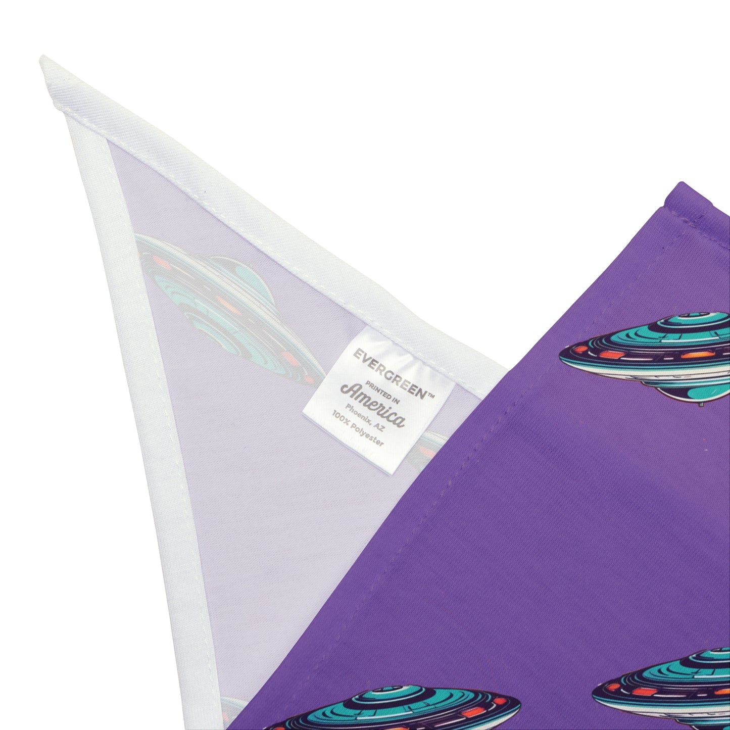 Retro UFO Pet Bandana | Tag