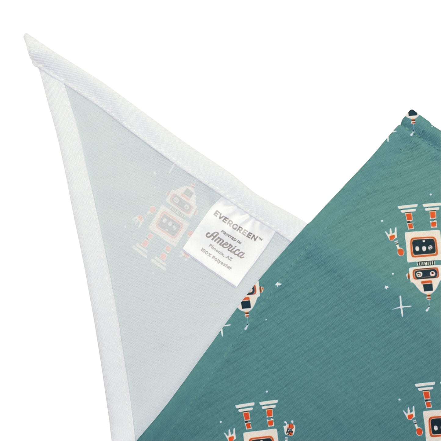 Retro Robots - Pet Bandana | Tag