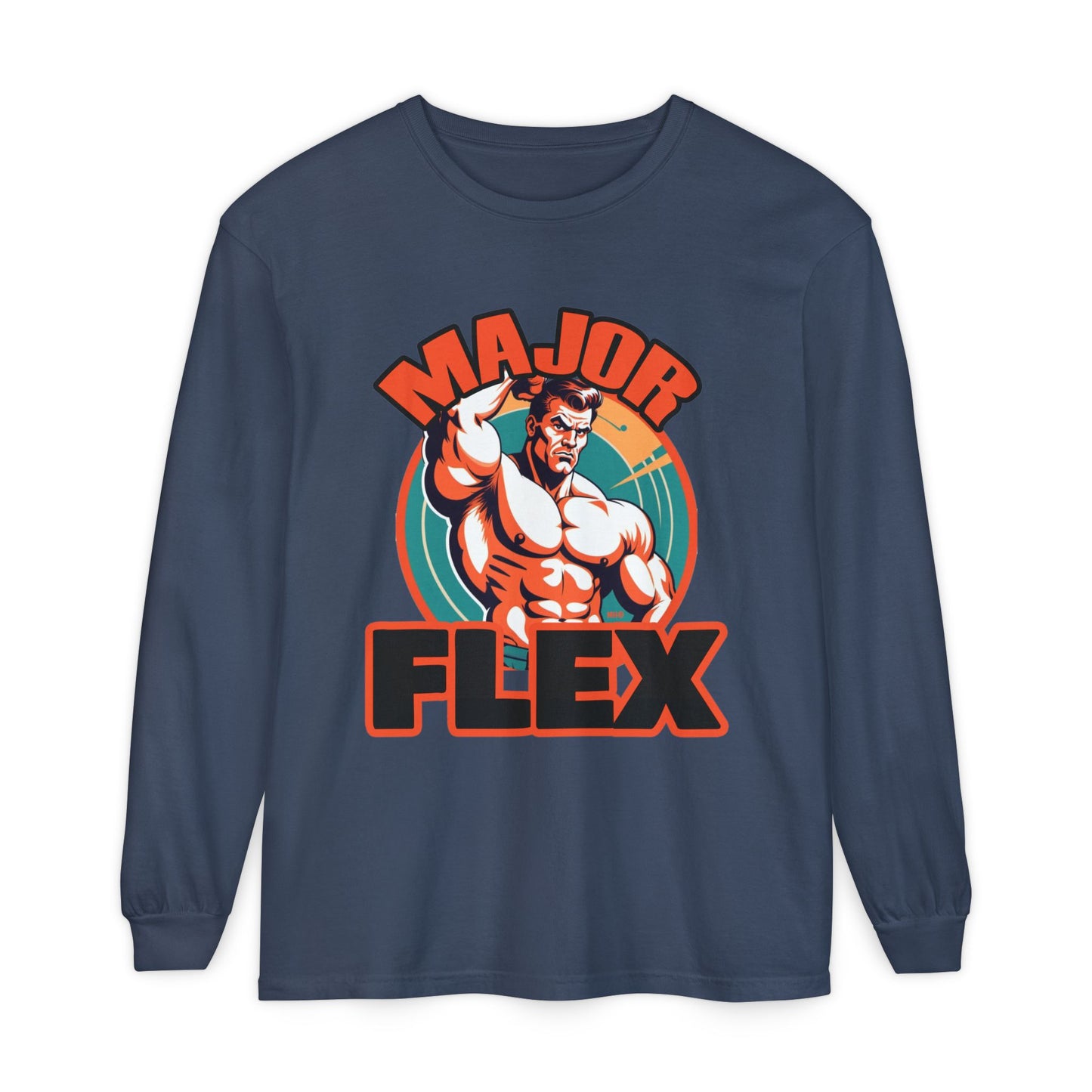 Major Flex - Unisex Long Sleeve T-Shirt | Midnight