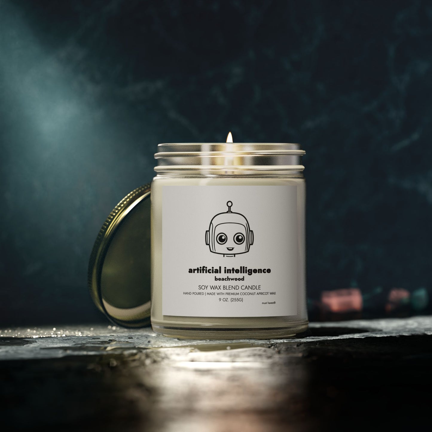 Artificial Intelligence Candle (9 oz) | Clear Fancy