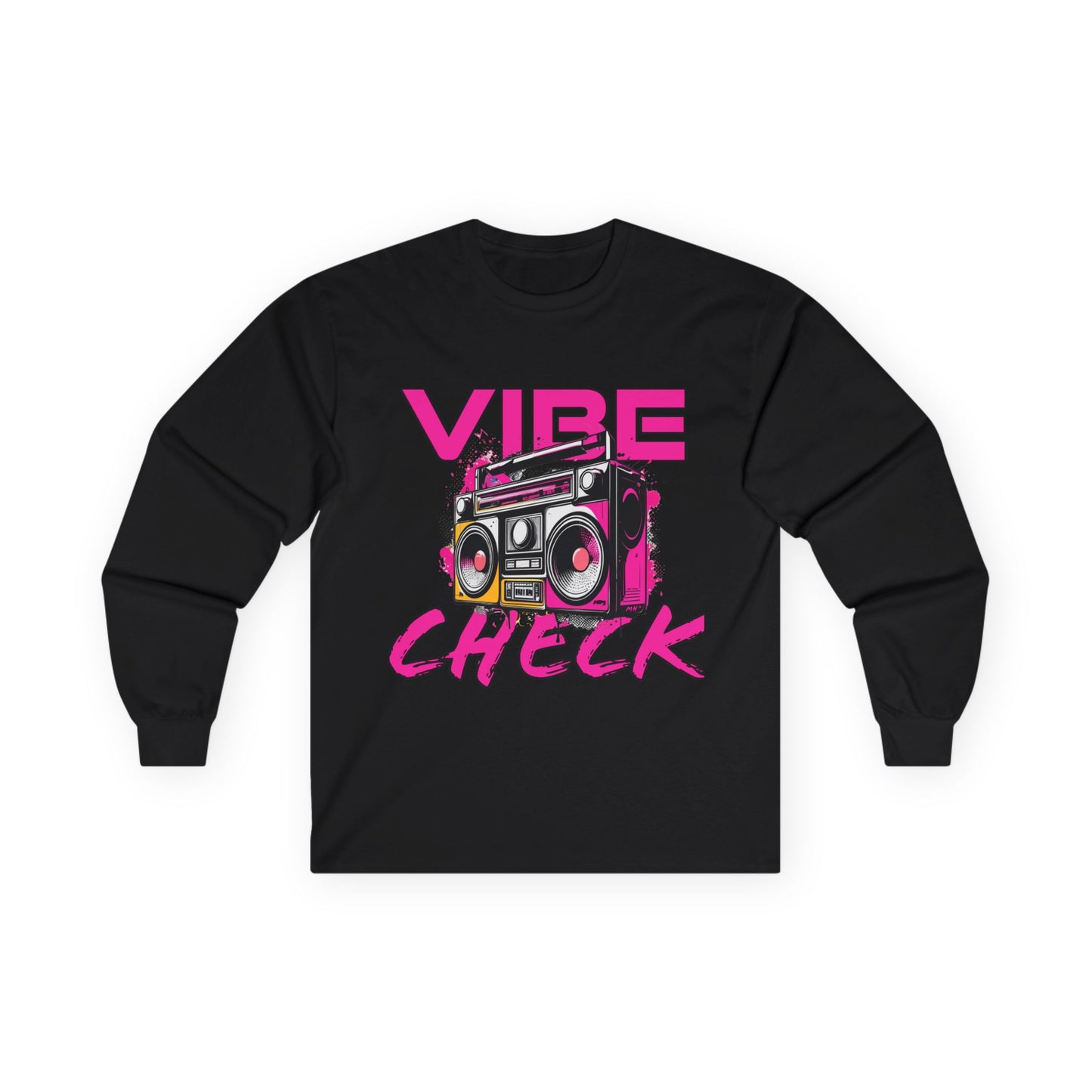 Vibe Check - Long Sleeve Tee | Black