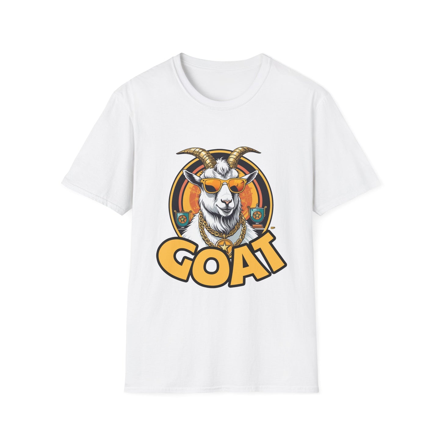GOAT Unisex Softstyle T-Shirt | White