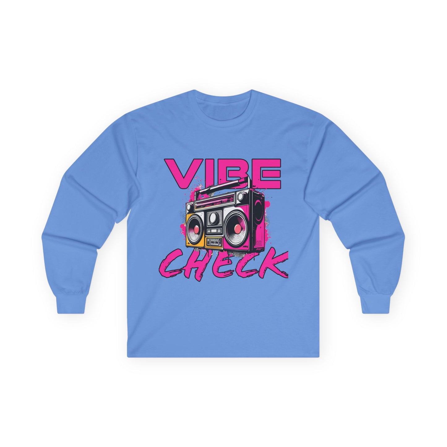 Vibe Check - Long Sleeve Tee | Carolina Blue