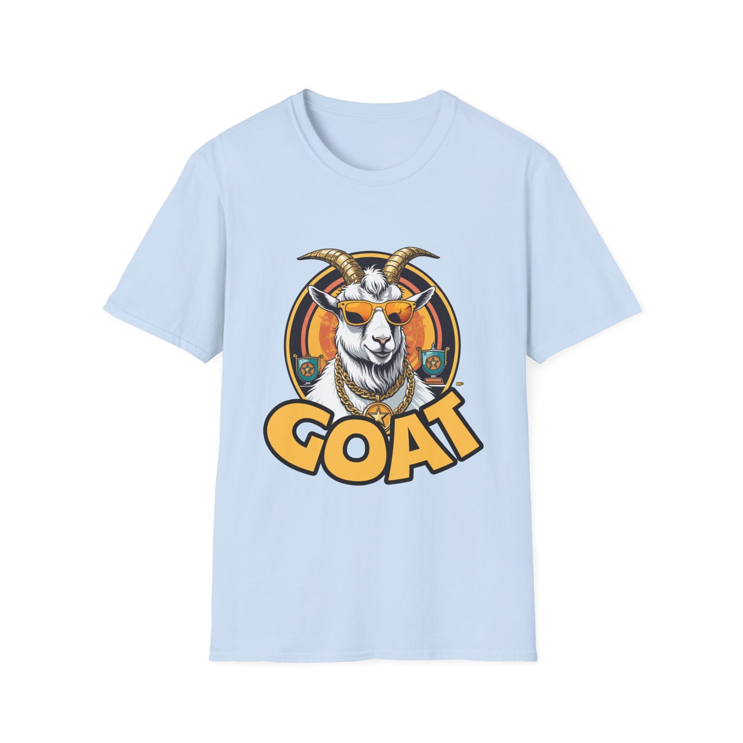 GOAT Unisex Softstyle T-Shirt | Light Blue