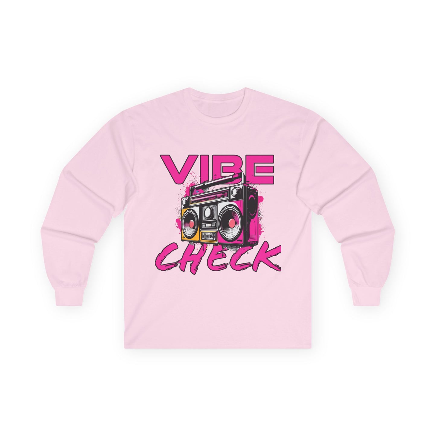 Vibe Check - Long Sleeve Tee | Light Pink