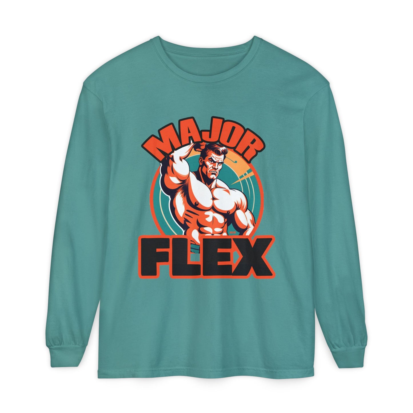 Major Flex - Unisex Long Sleeve T-Shirt | Seafoam