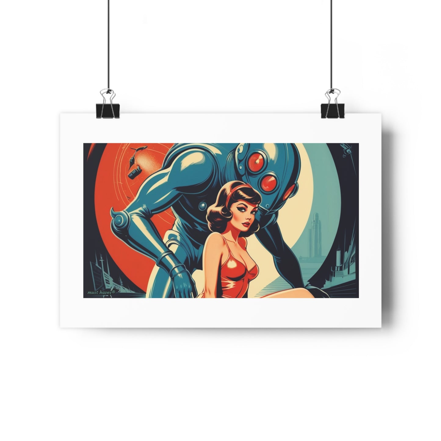 Retro Sci-Fi Art Print #2