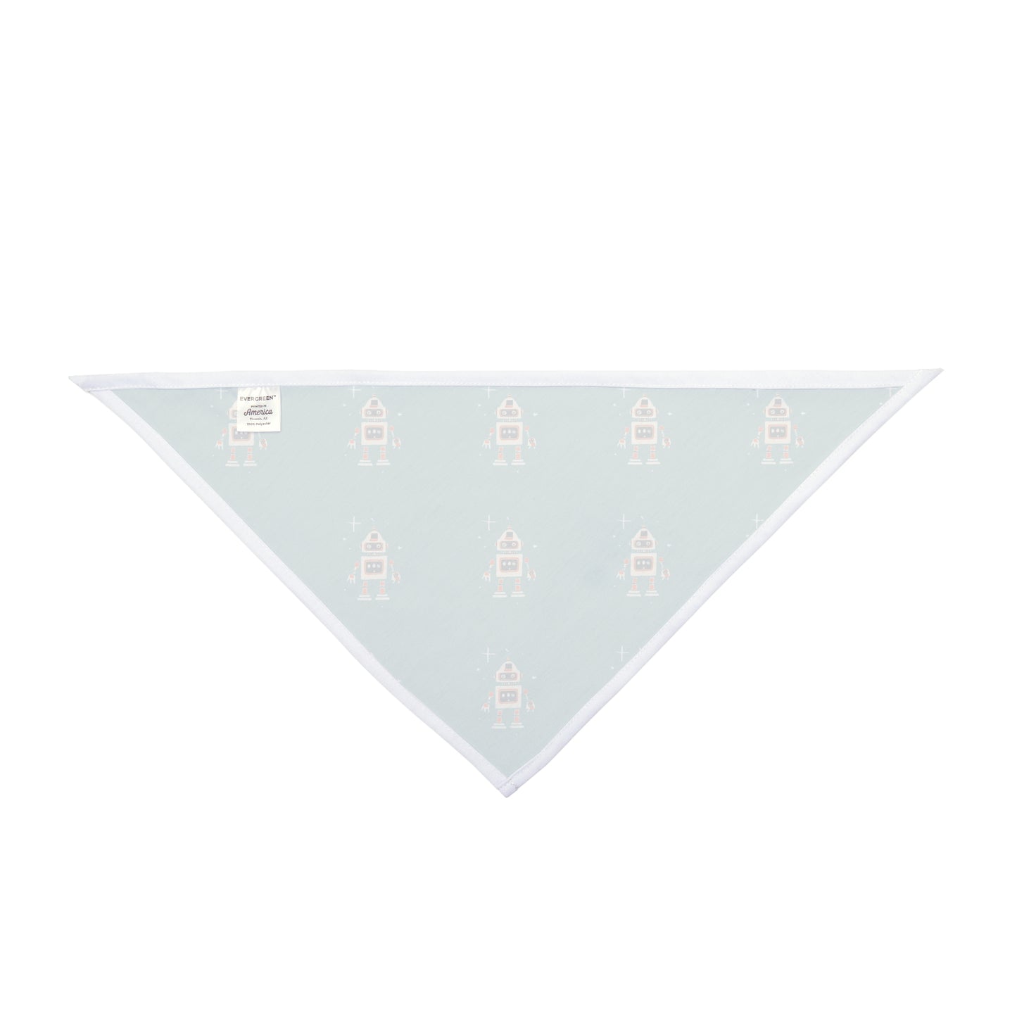Retro Robots - Pet Bandana | Back