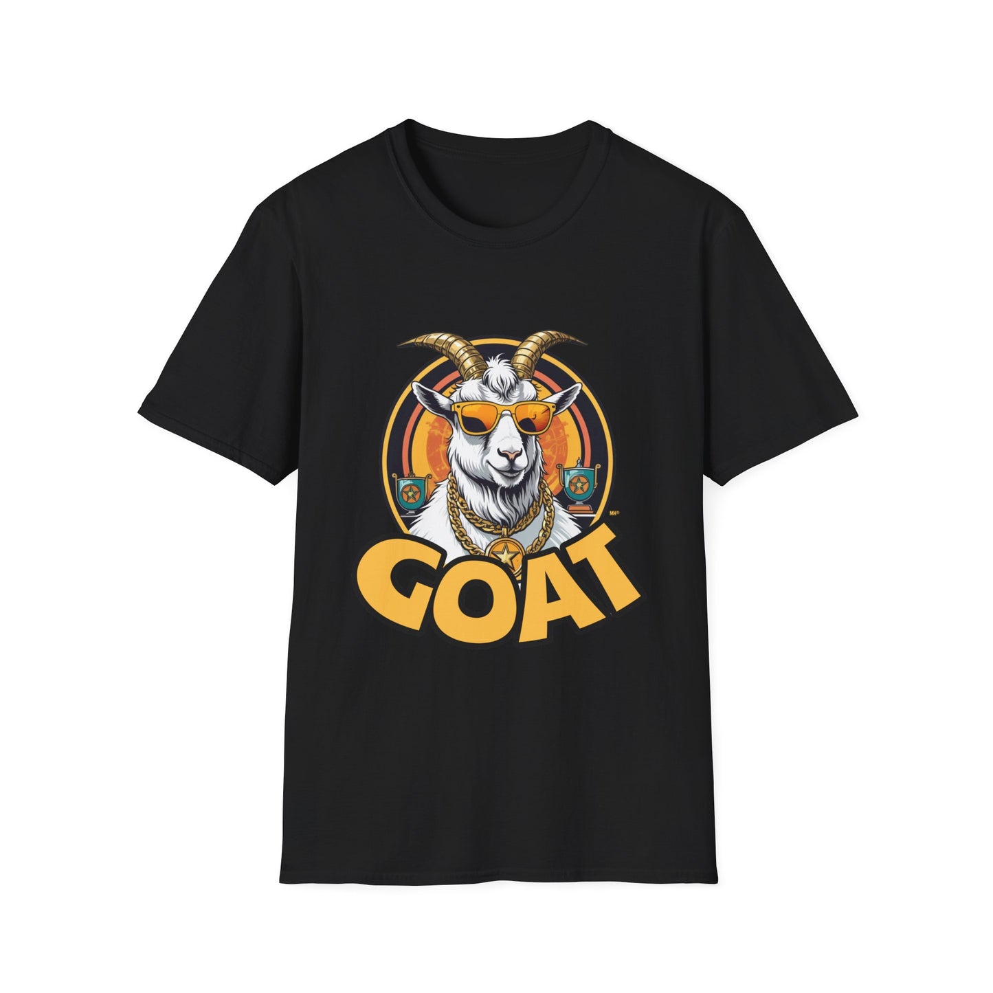 GOAT Unisex Softstyle T-Shirt | Black
