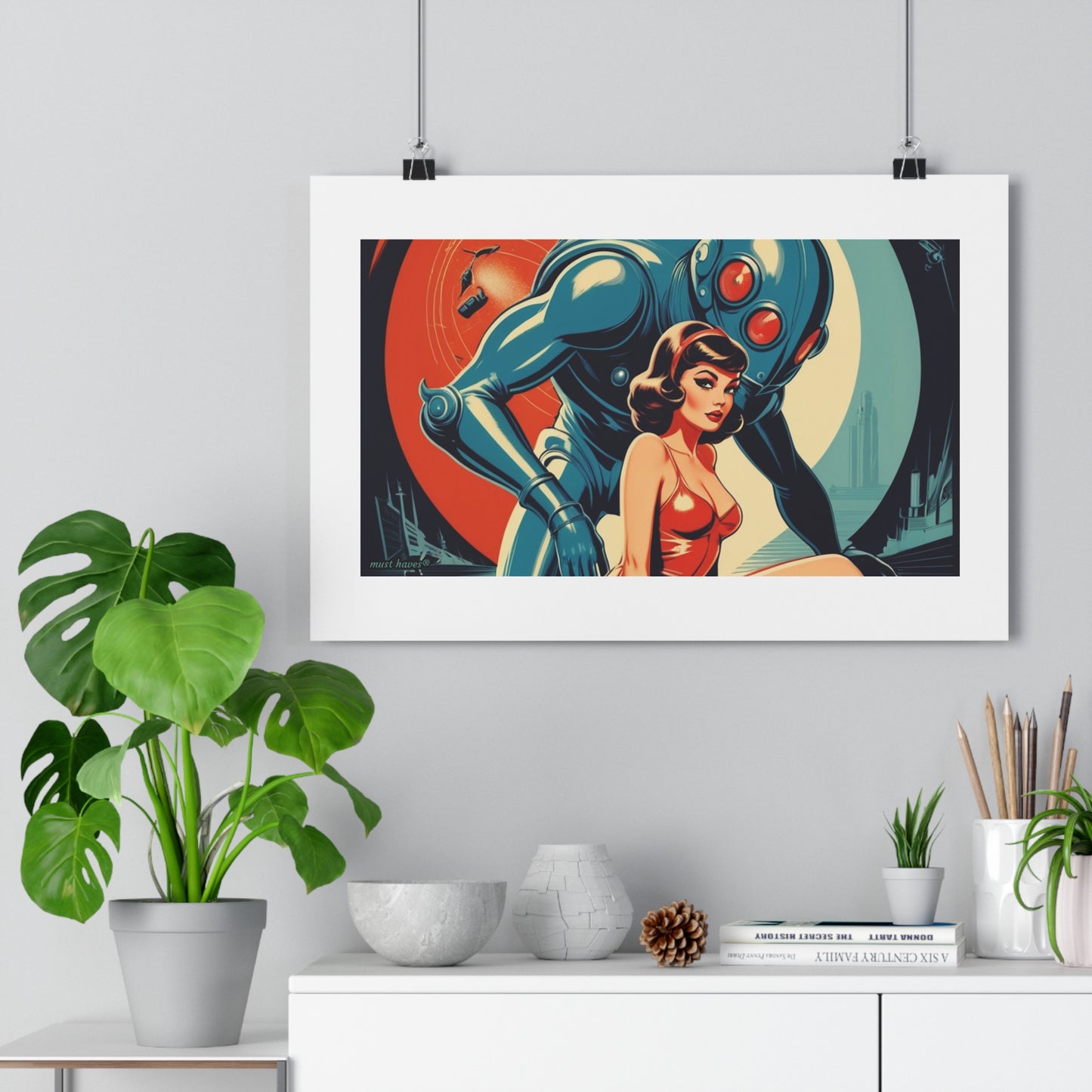 Retro Sci-Fi Art Print #2