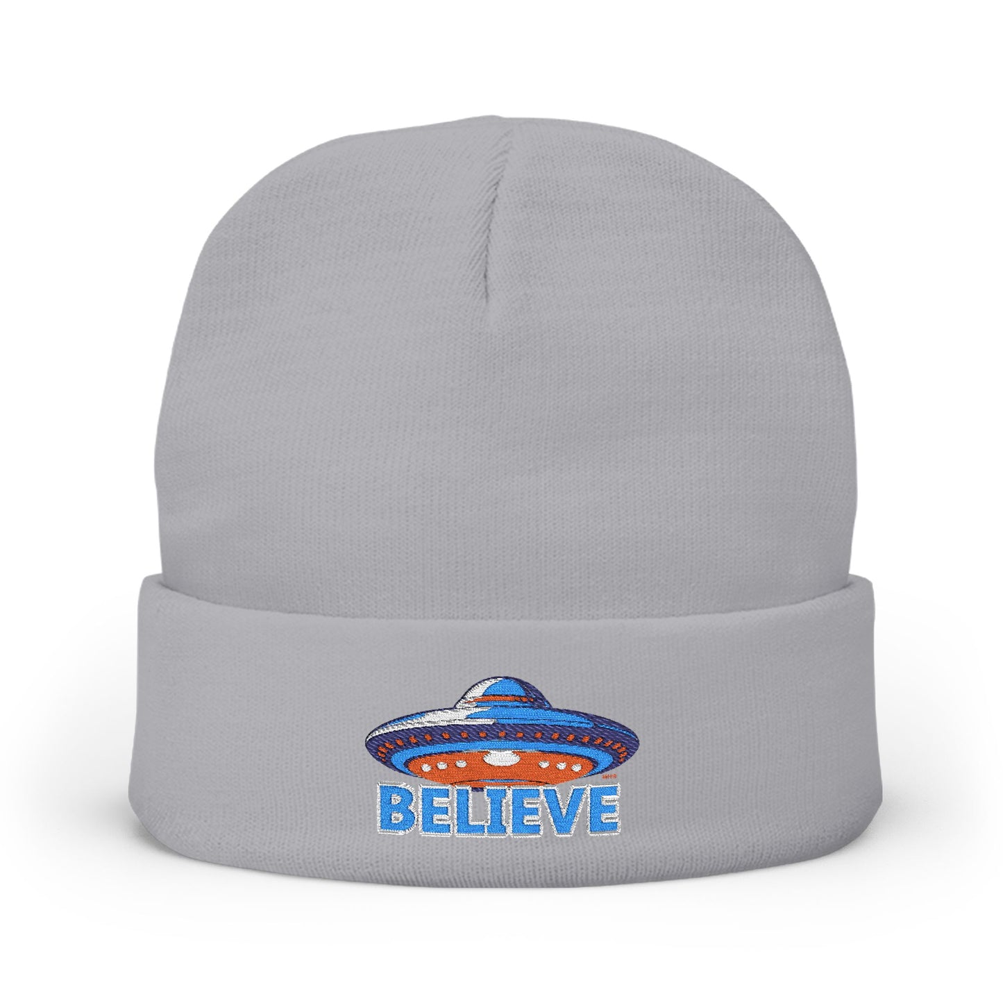 UFO Believe Knit Beanie | Gray