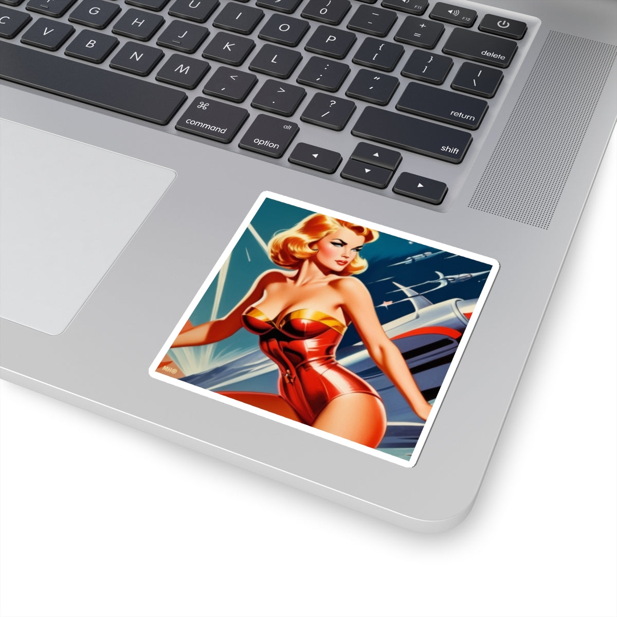 Vintage Glamour - Kiss-Cut Sticker | Laptop