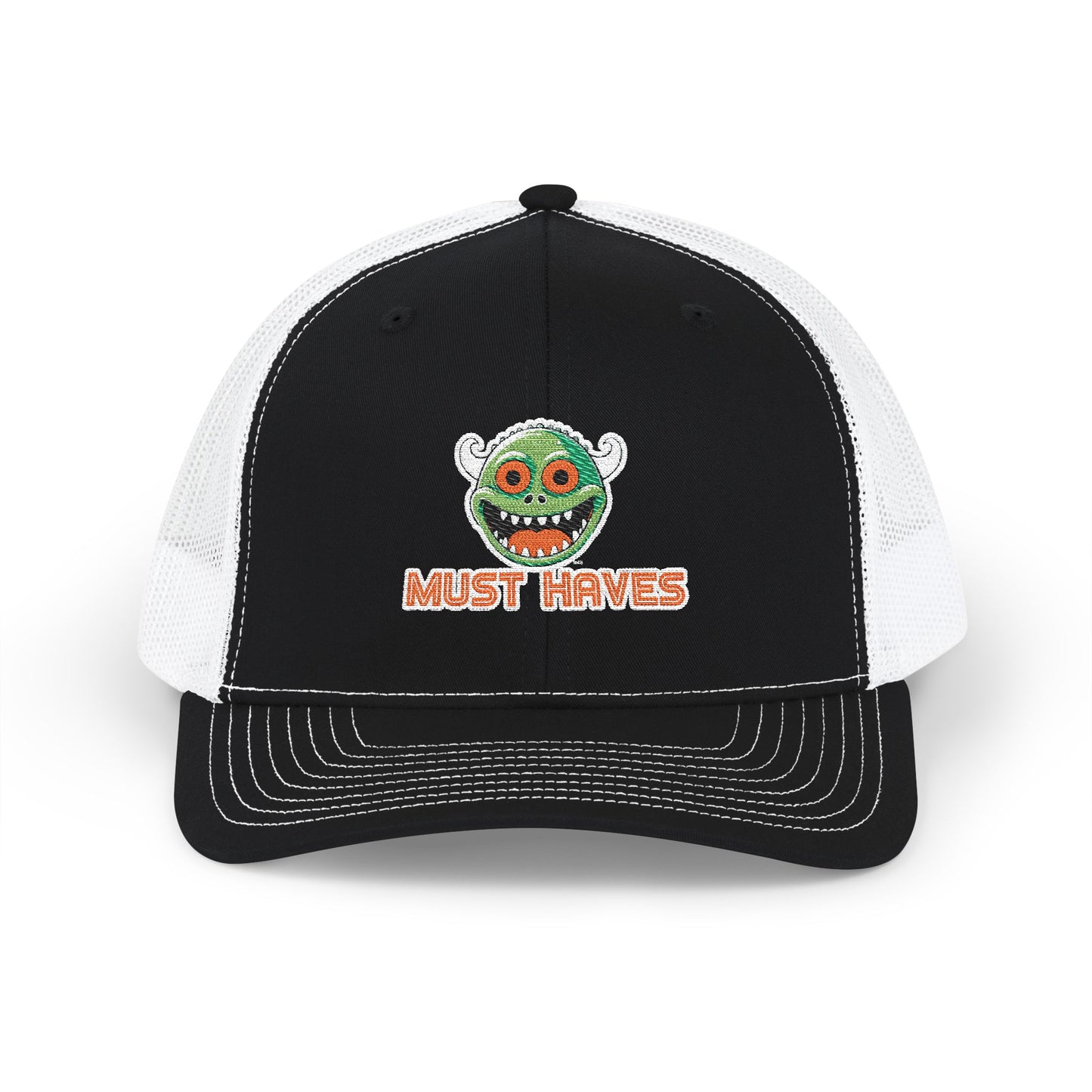 Must Haves - Snapback Trucker Cap | Black White Main