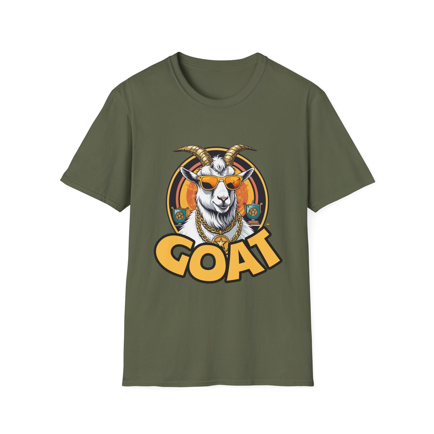 GOAT Unisex Softstyle T-Shirt | Military Green
