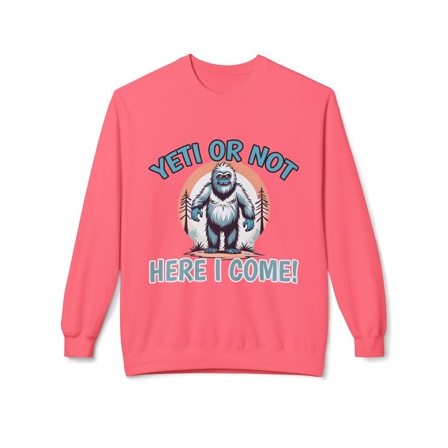 Yeti Or Not - Graphic Sweatshirt | Pink Lemonade