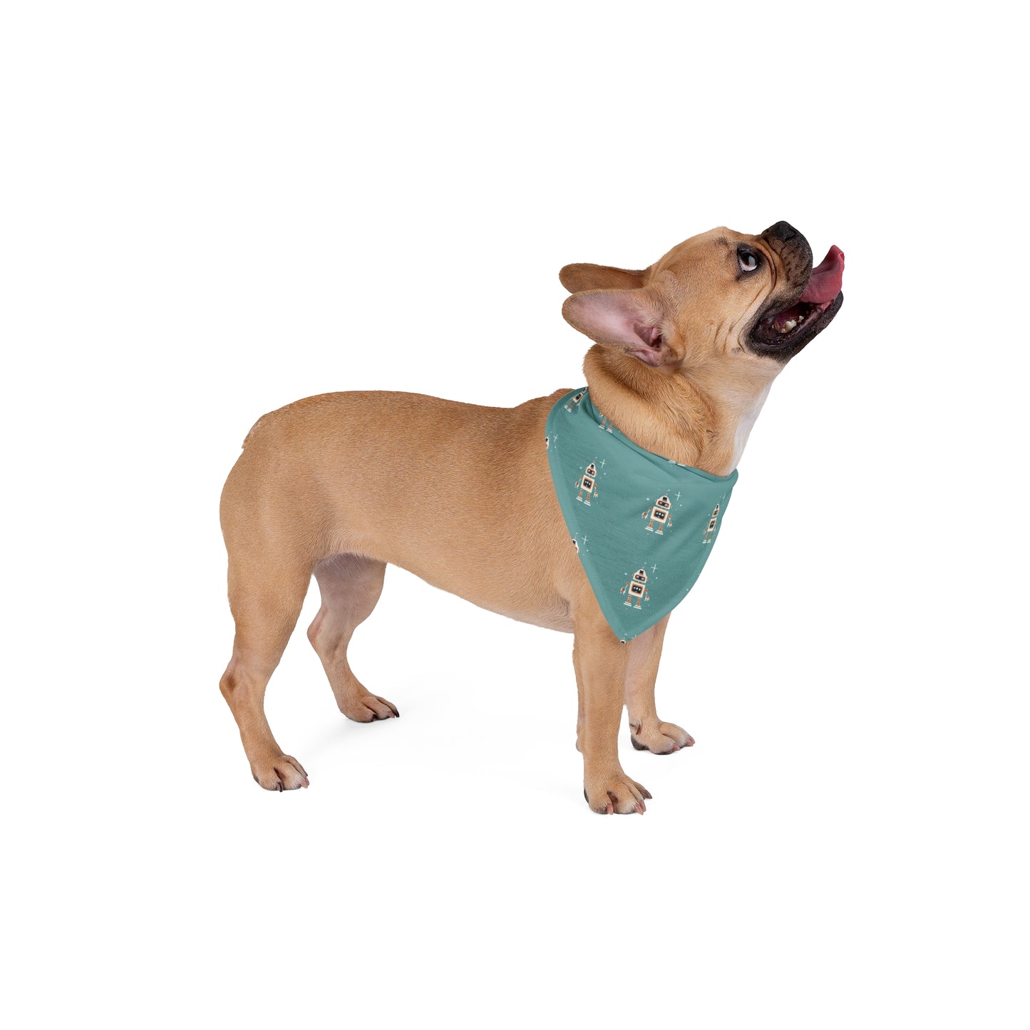 Retro Robots - Pet Bandana | Model