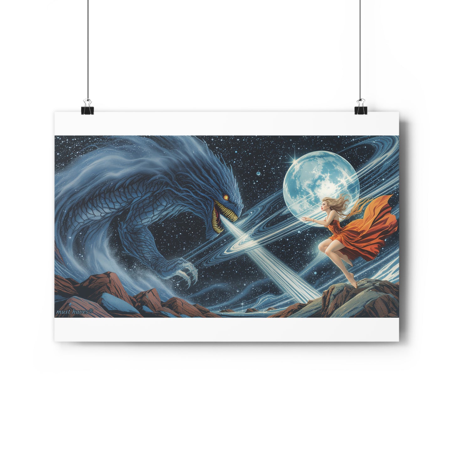 Retro Sci-Fi Art Print #3