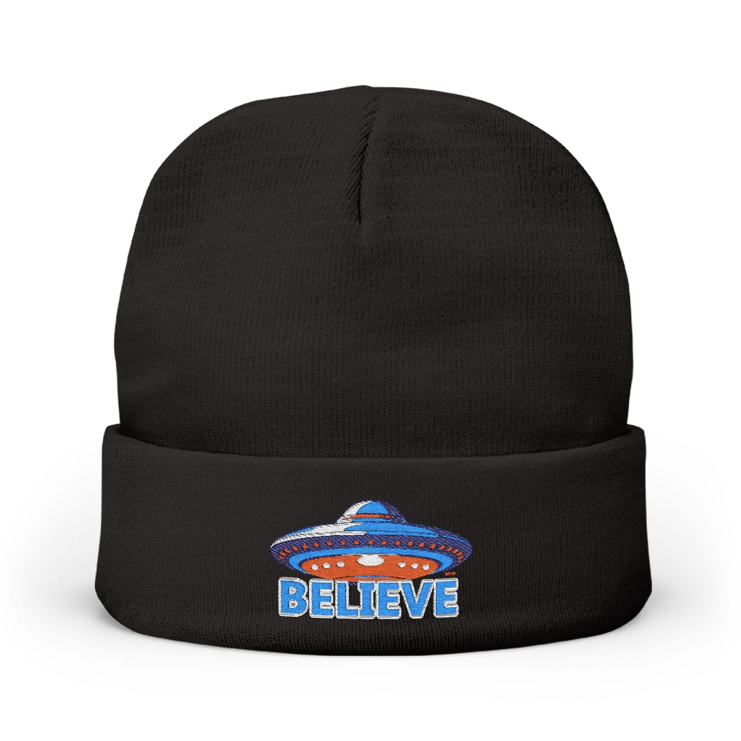 UFO Believe Knit Beanie | Black