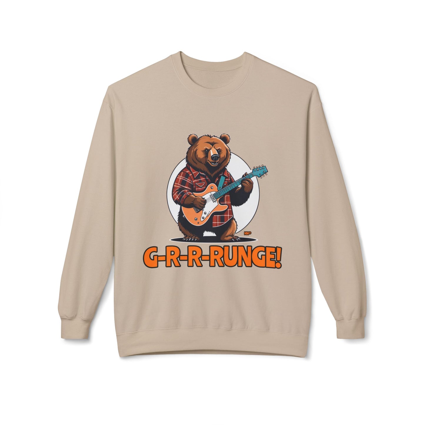 G-R-R-RUNGE Bear Graphic Sweatshirt | Sand