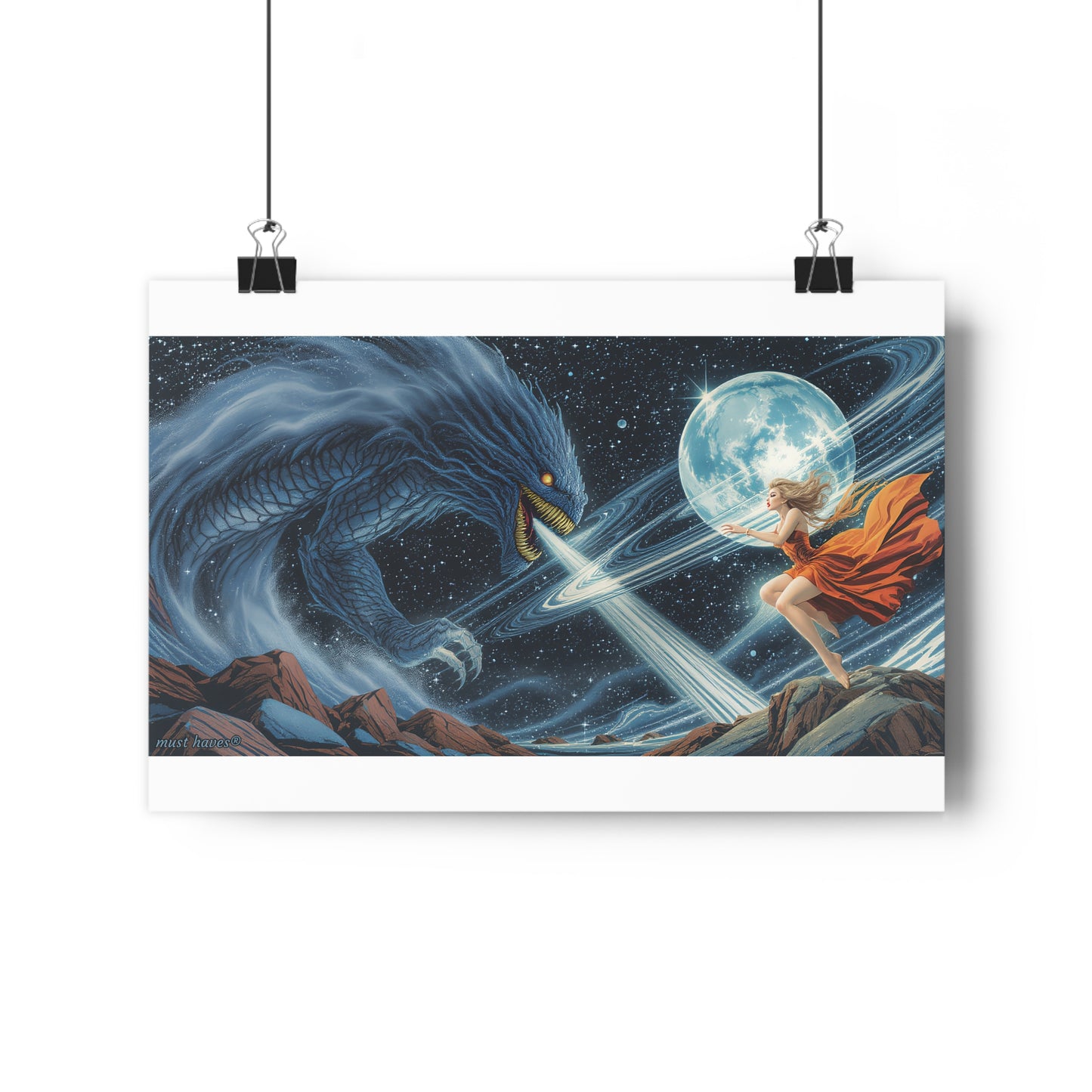 Retro Sci-Fi Art Print #3