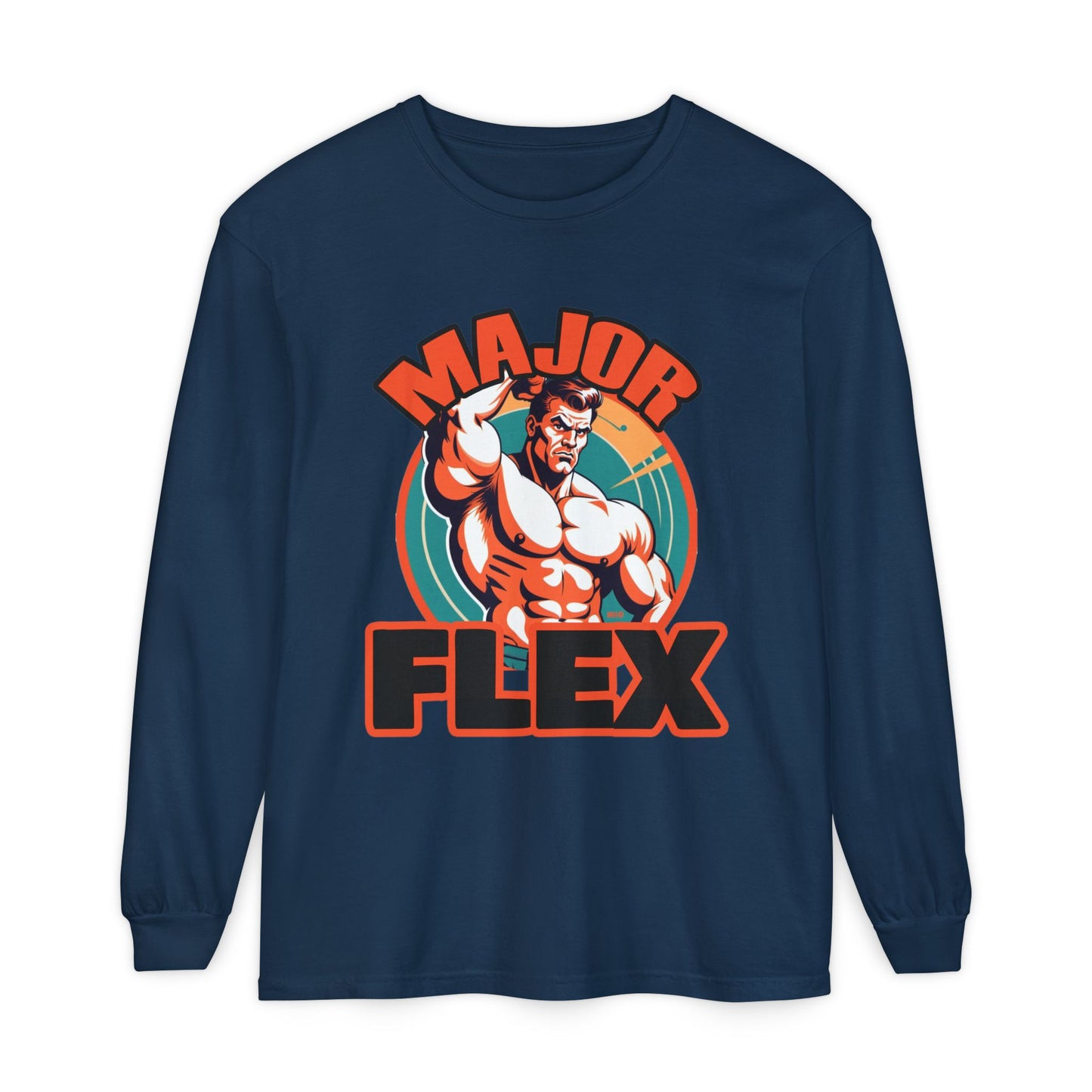 Major Flex - Unisex Long Sleeve T-Shirt | True Navy