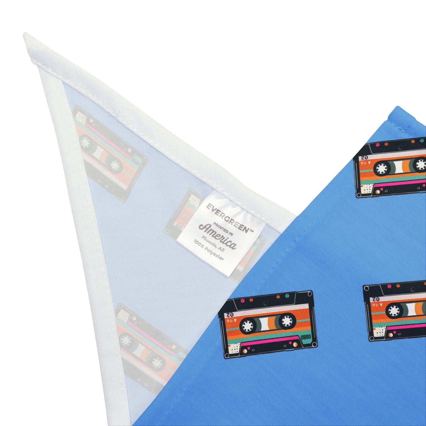 Retro Mix Tape Pet Bandana | Tag