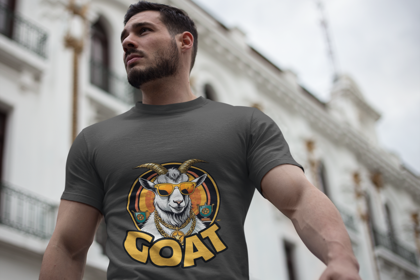 GOAT Unisex Softstyle T-Shirt | Muscle