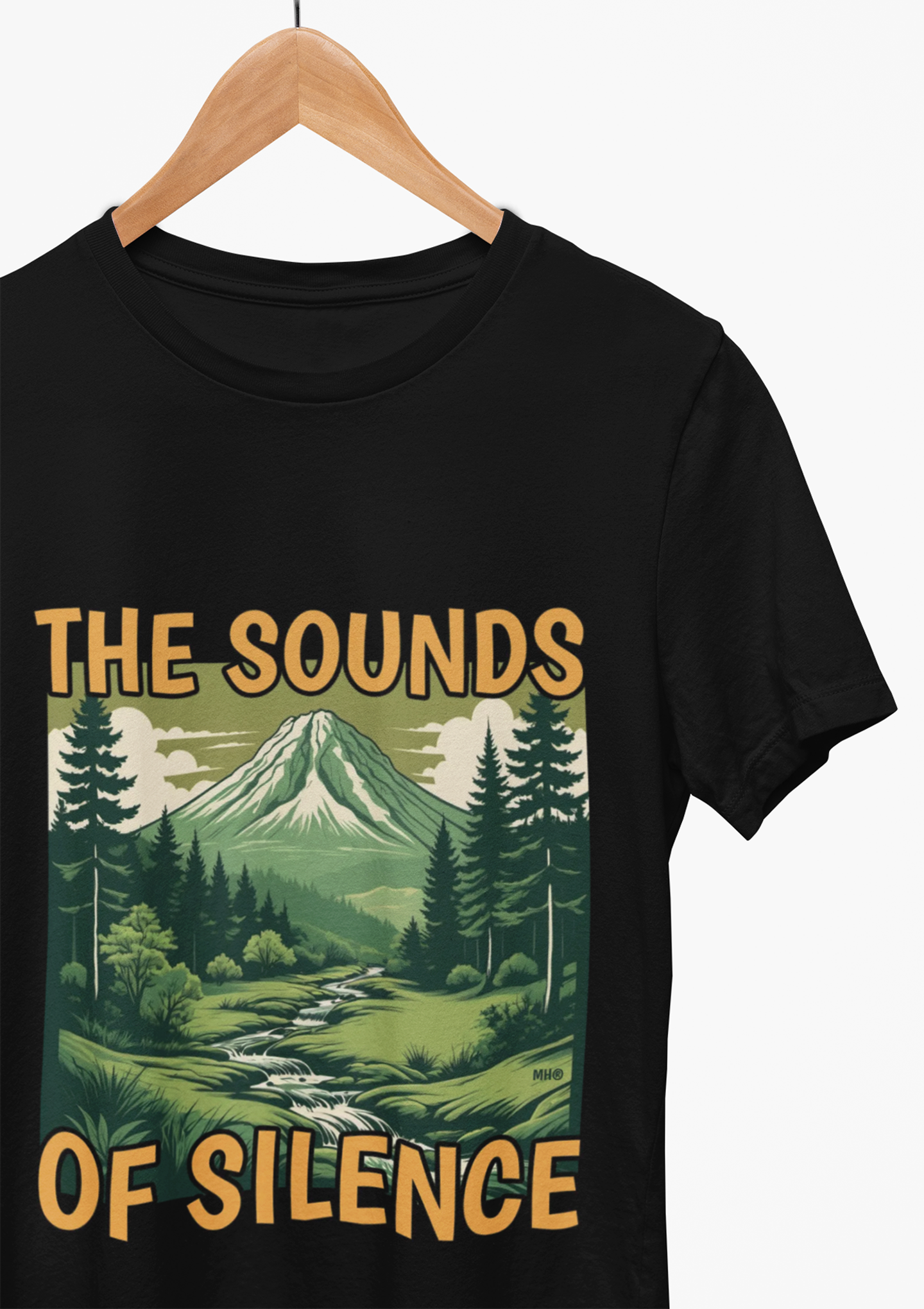 The Sounds of Silence Nature-Inspired T-Shirt | Hanger