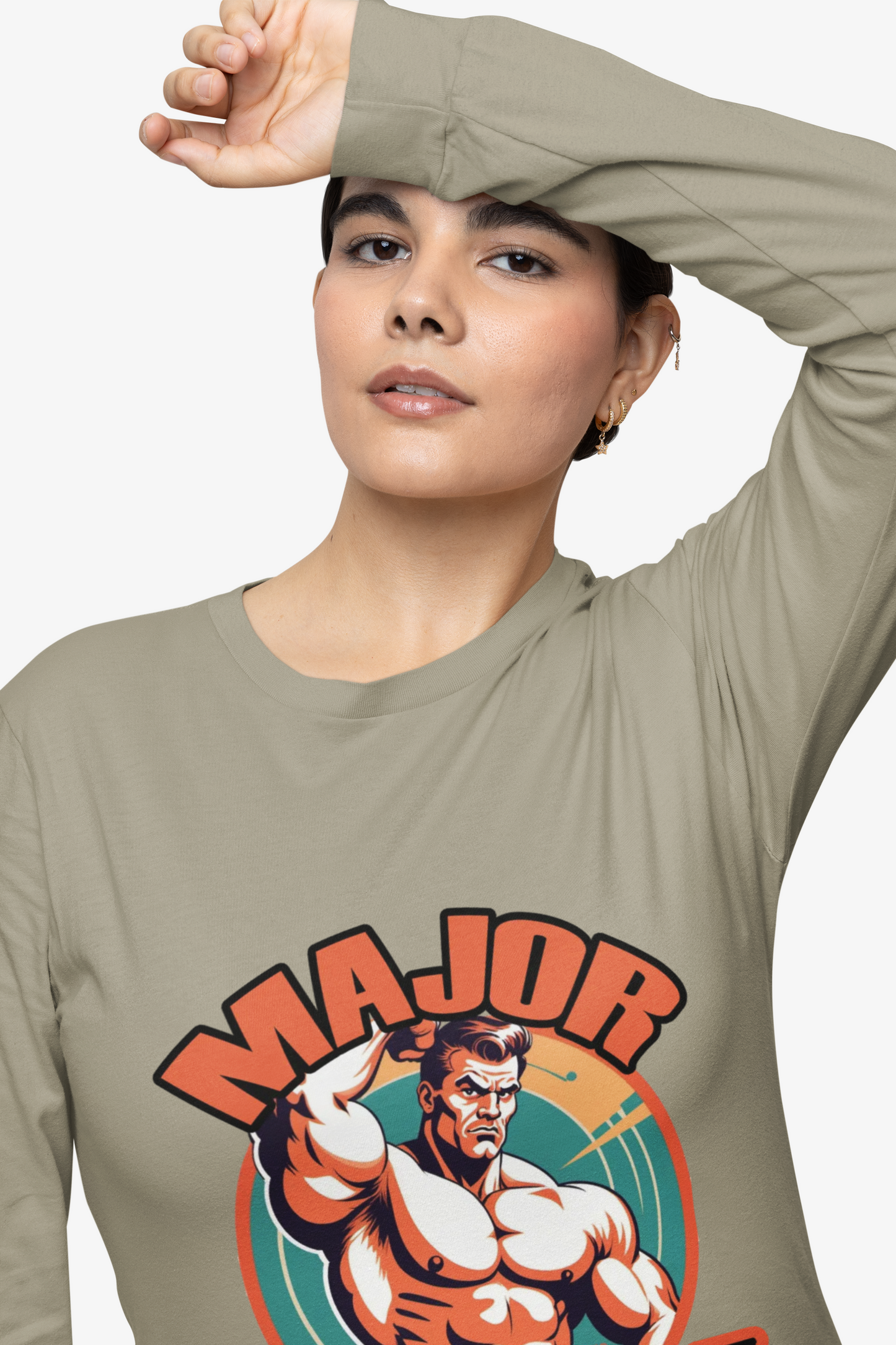 Major Flex - Unisex Long Sleeve T-Shirt| Stretch
