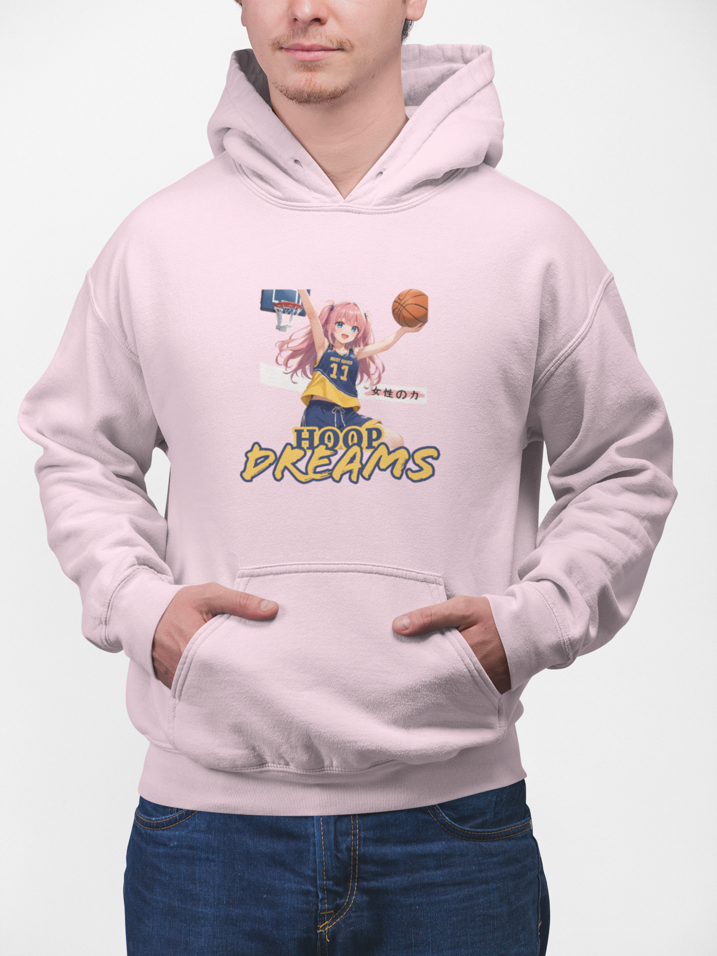 Hoop Dreams Anime - Unisex Midweight Fleece Hoodie