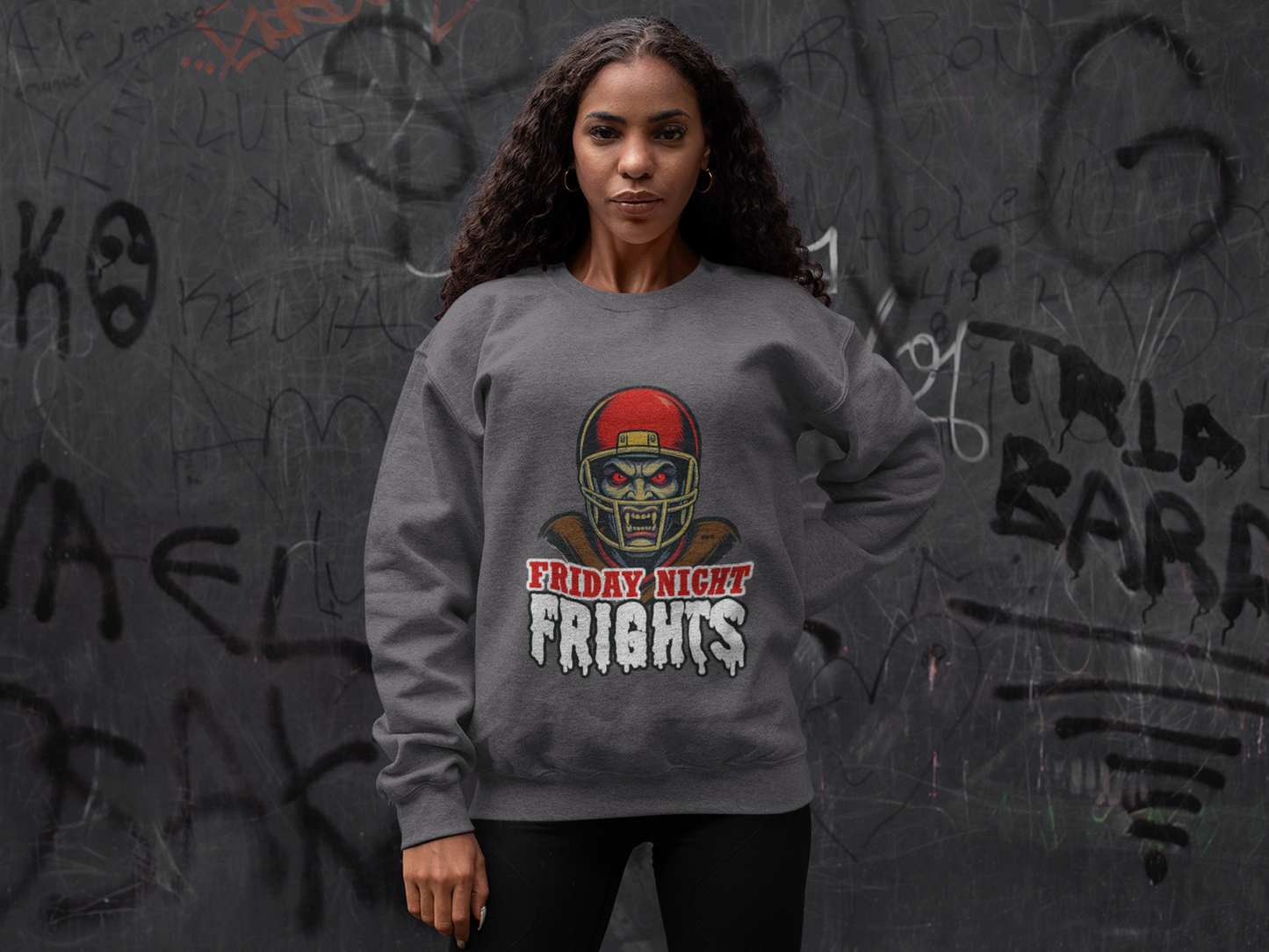 Friday Night Frights - Graphic Sweatshirt