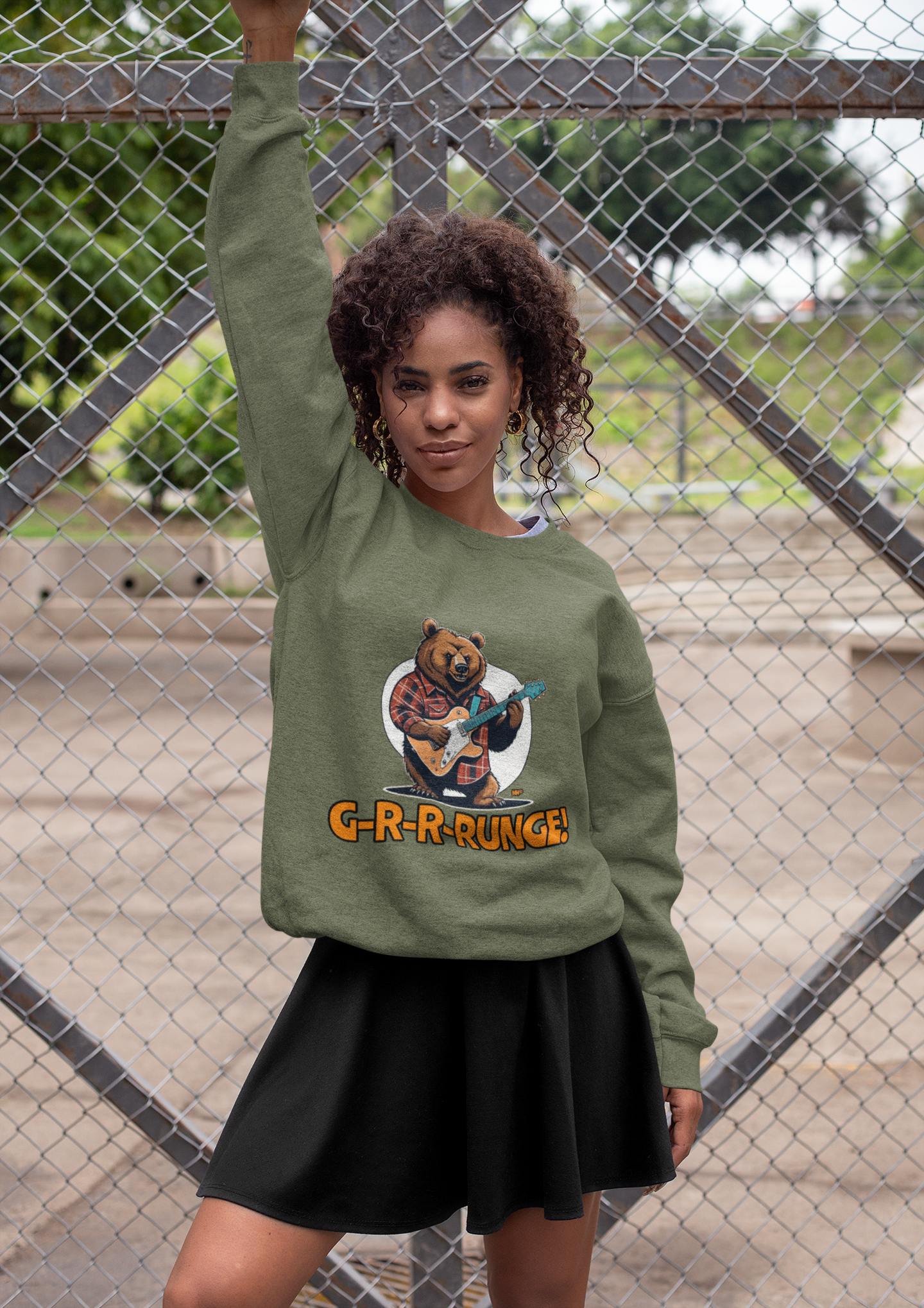 G-R-R-RUNGE Bear Graphic Sweatshirt | Playground Cheer