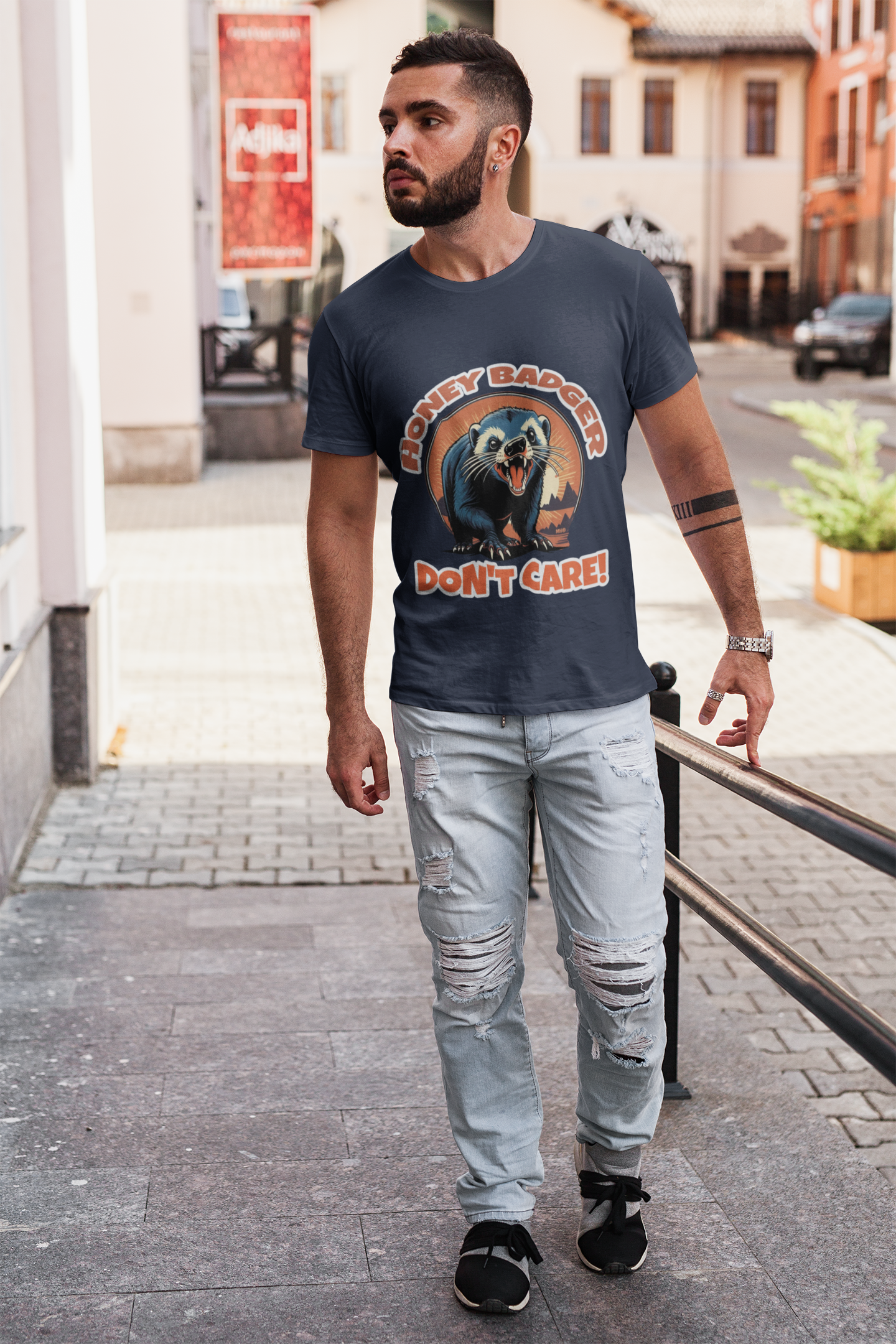 Honey Badger Don't Care - Unisex T-Shirt | Streets