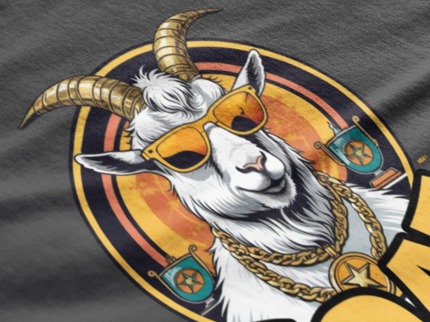 GOAT Unisex Softstyle T-Shirt | Top Side