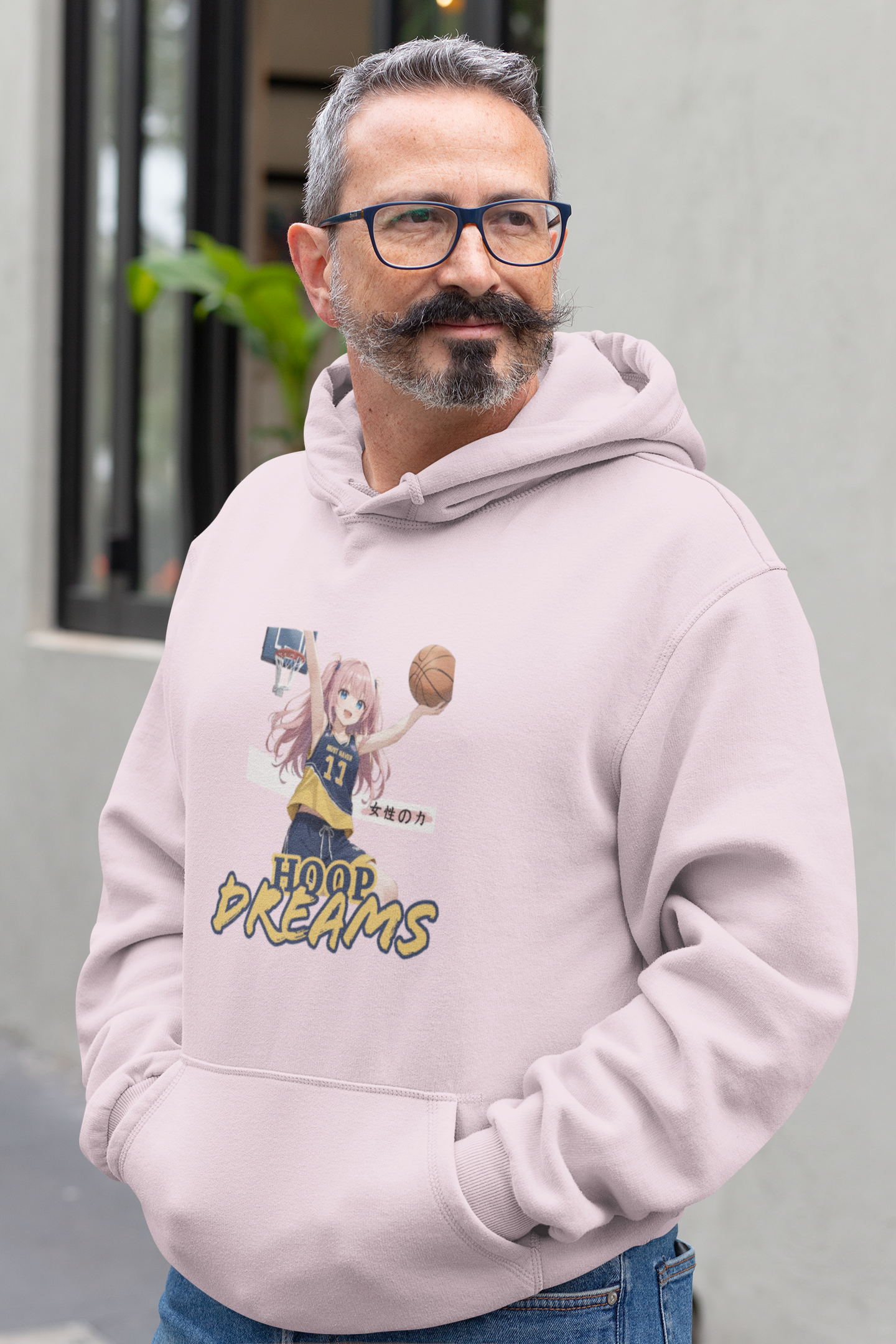 Hoop Dreams Anime - Unisex Midweight Fleece Hoodie