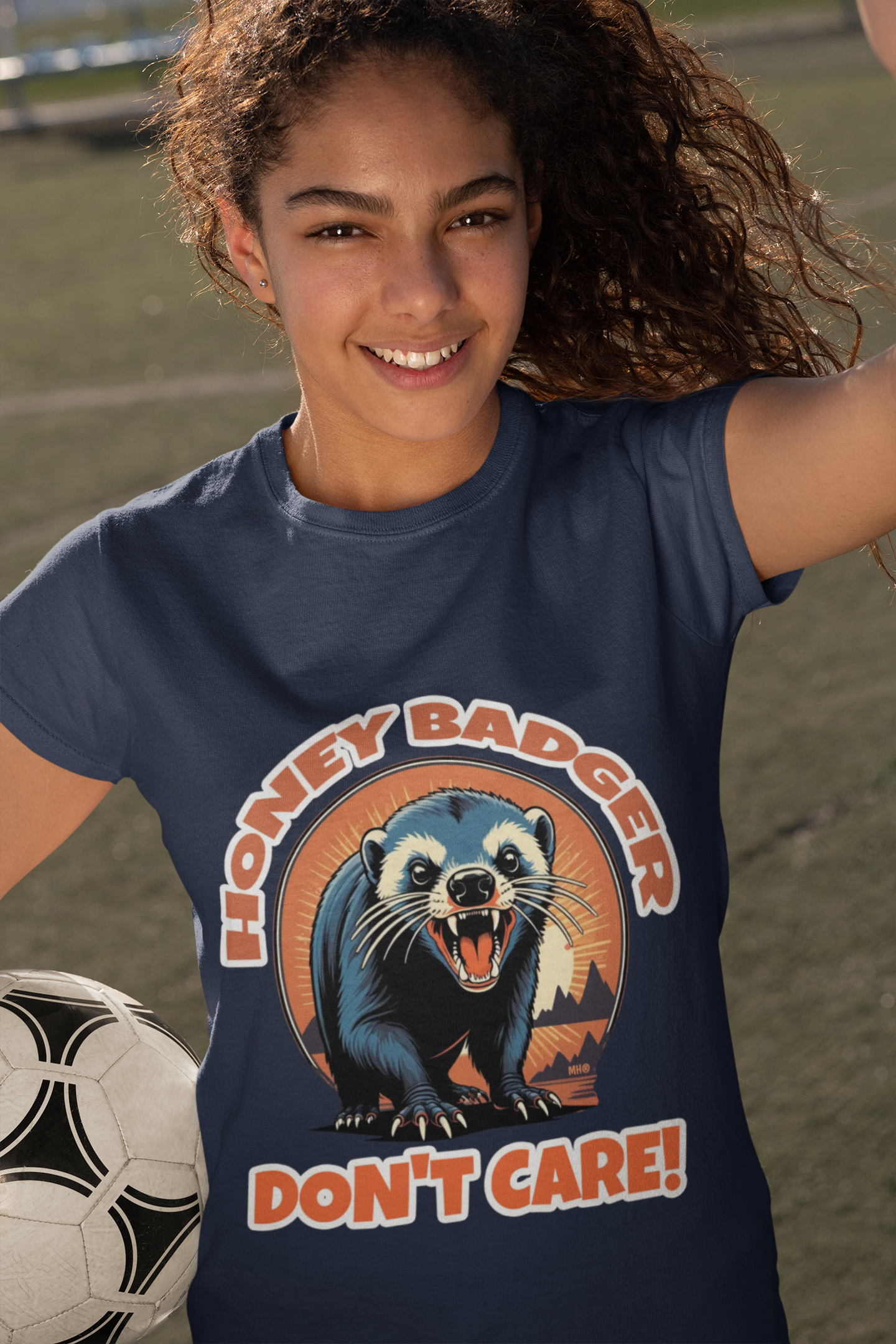 Honey Badger Don't Care - Unisex T-Shirt | Soccer