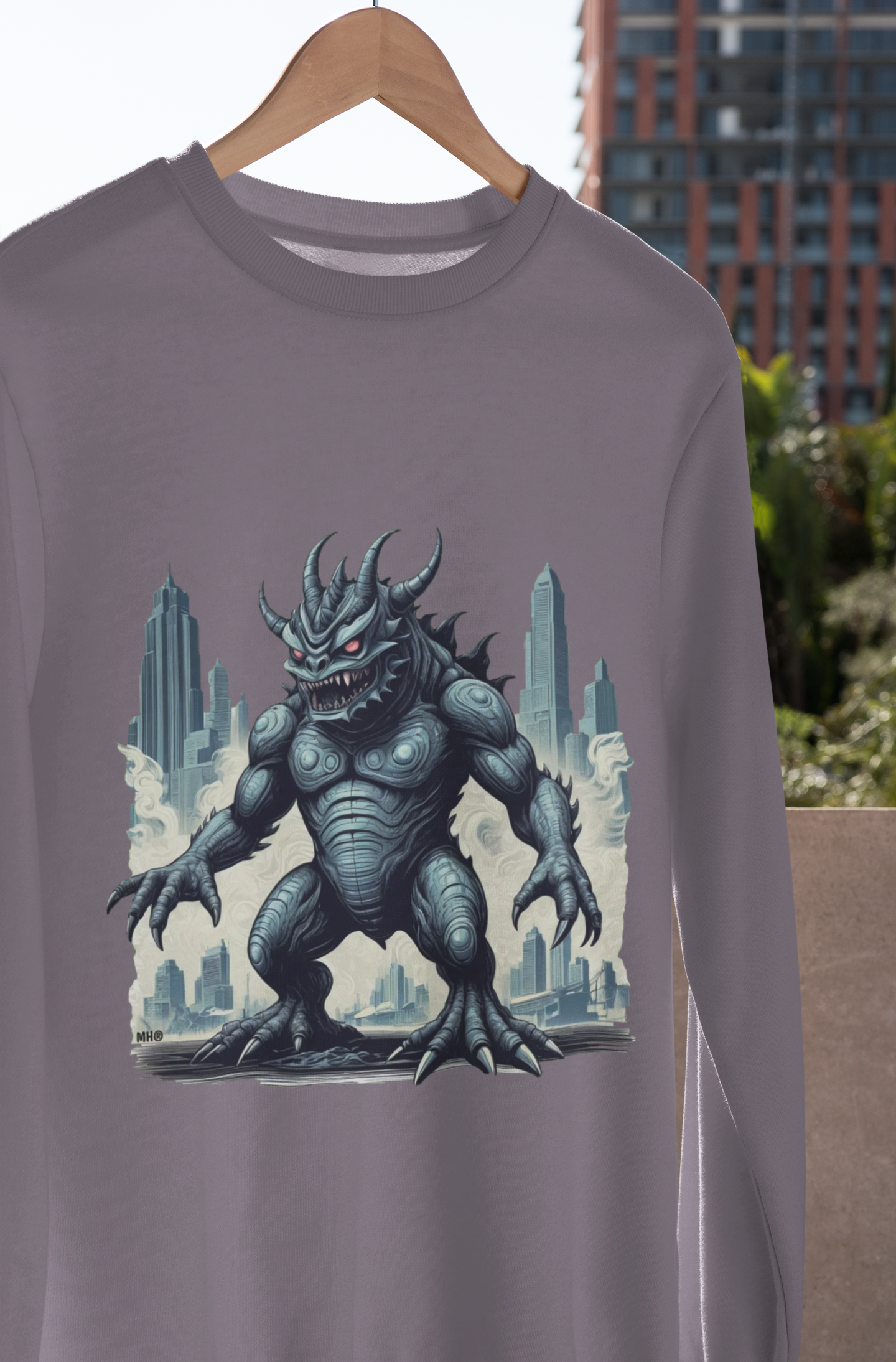 Monster Kaiju Graphic Sweatshirt | Hanger