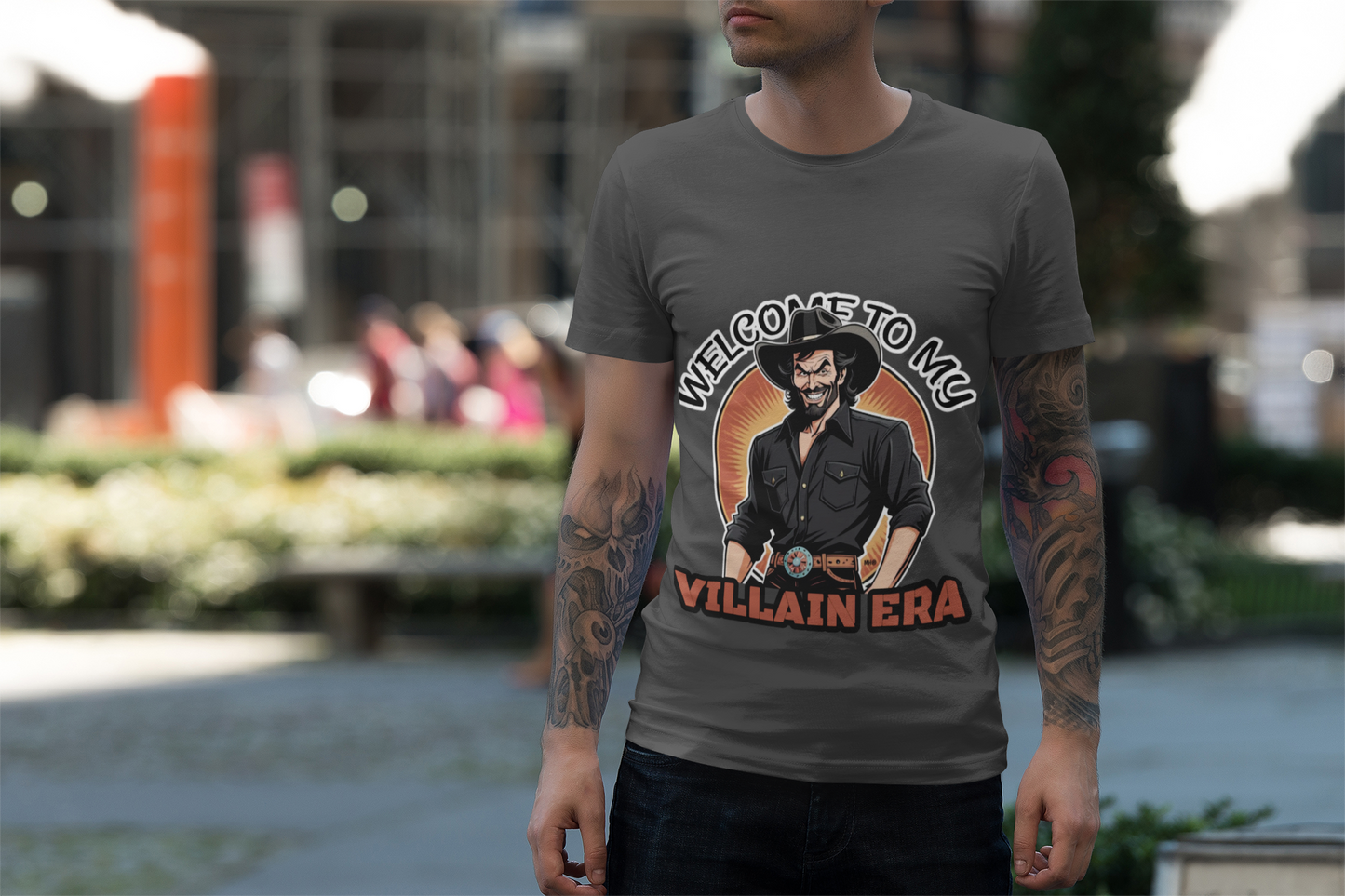 Welcome to My Villain Era - Unisex Softstyle T-Shirt | Tattoo