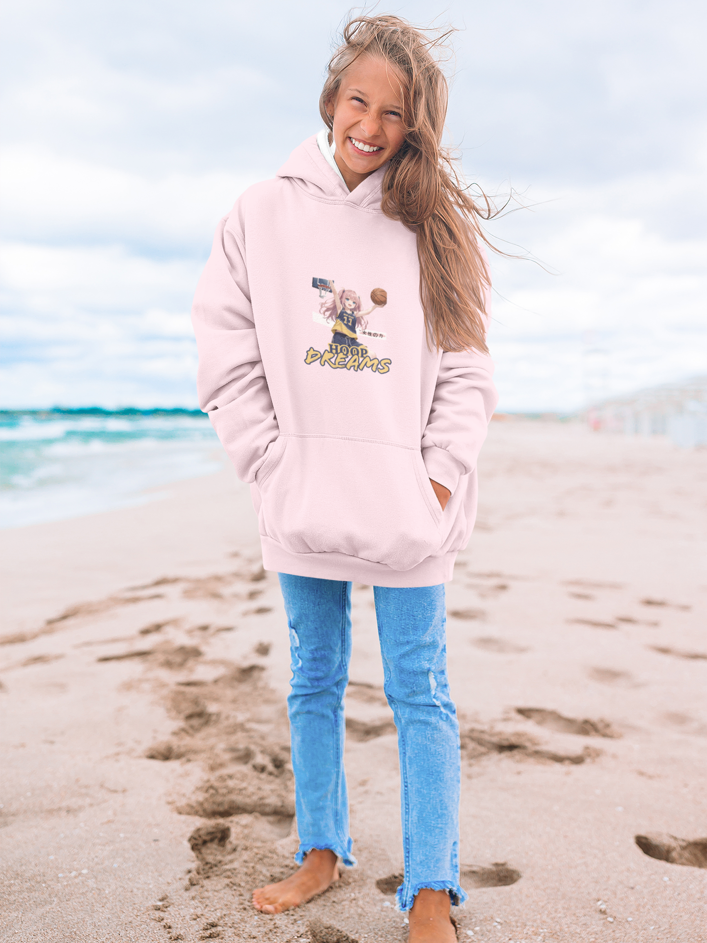Hoop Dreams Anime - Unisex Midweight Fleece Hoodie